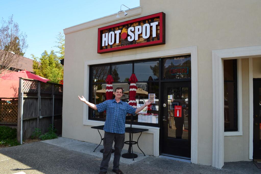 PHOTO: 1 no credit -Reggie Slater's new Hot Spot in Cotati came about when his daughter lamented a lack of late-night food in town.