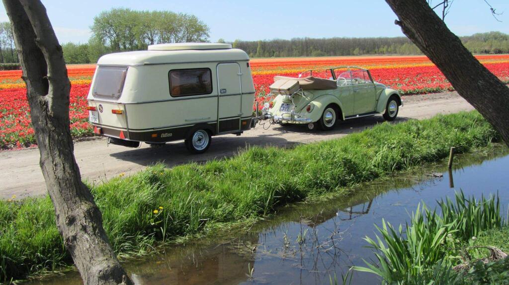 The Eriba Puck is designed to be towed by Volkswagens and other small cars. (Photo by Mark Burchill)