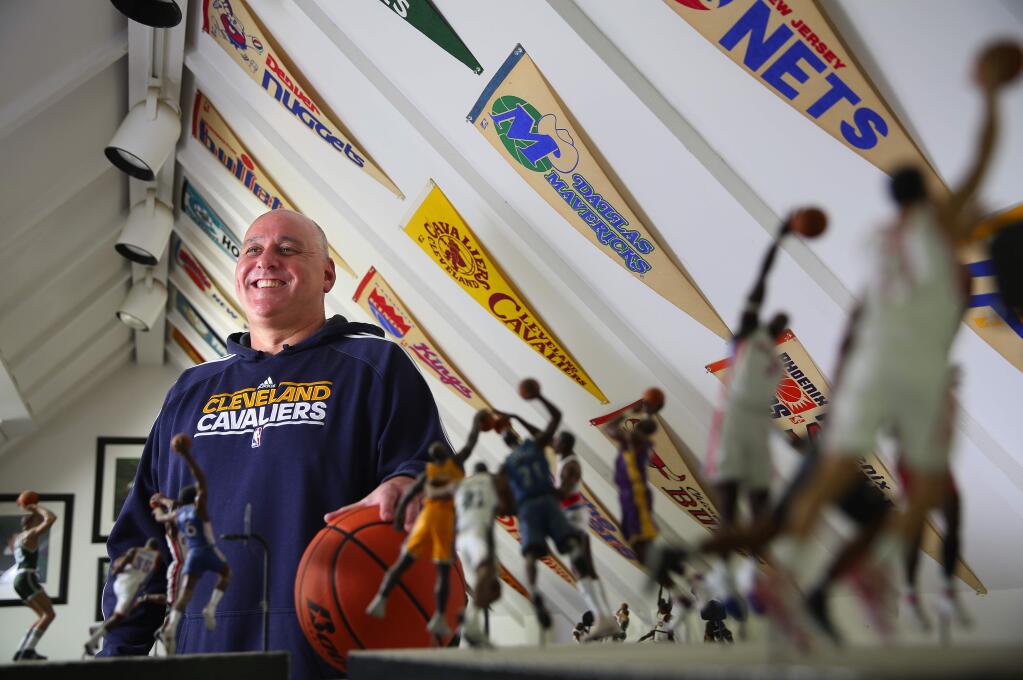 Basketball scout Chico Averbuck of Santa Rosa recently left his longtime role with the Cleveland Cavaliers to work with the New Orleans Pelicans. (Christopher Chung/ The Press Democrat)