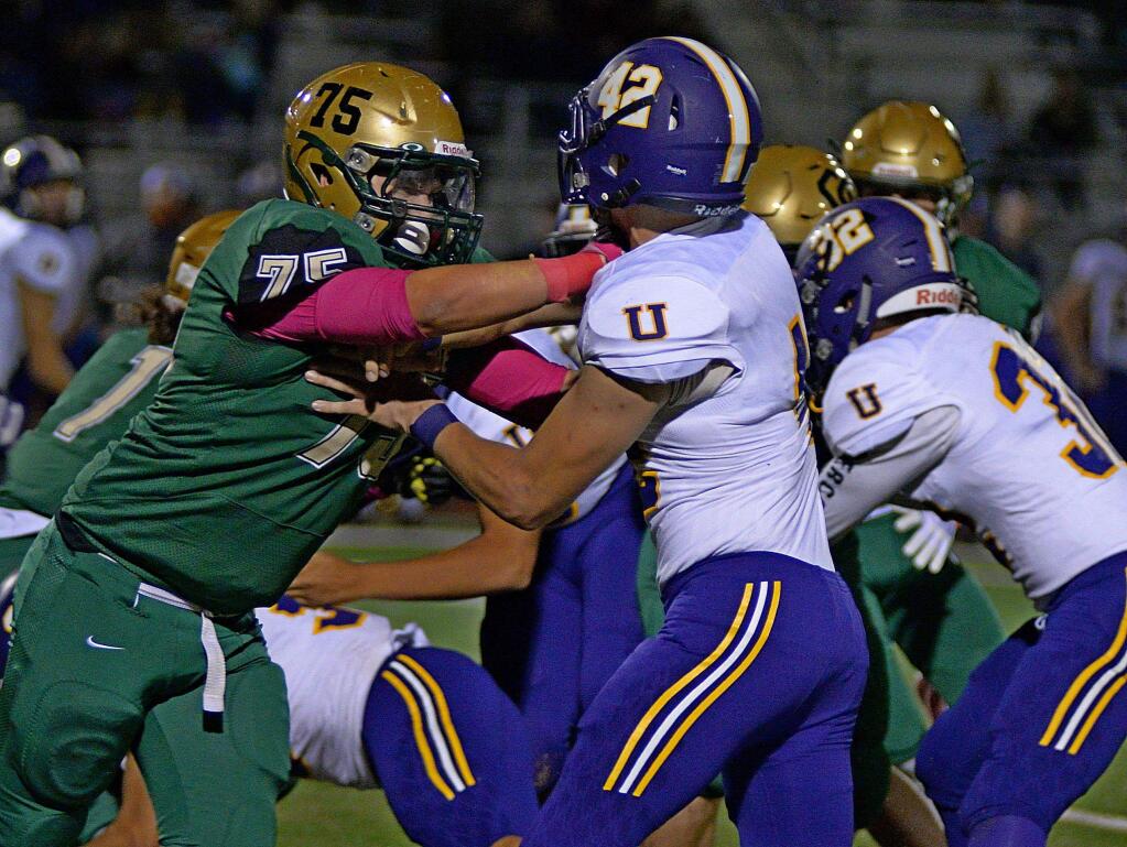 SUMNER FOWLER/FOR THE ARGUS -COURIERMatthew Murphy (75) and his Casa Grande teammates will get a chance to hit some for the first time in 17 days when they host Montgomery Monday night.