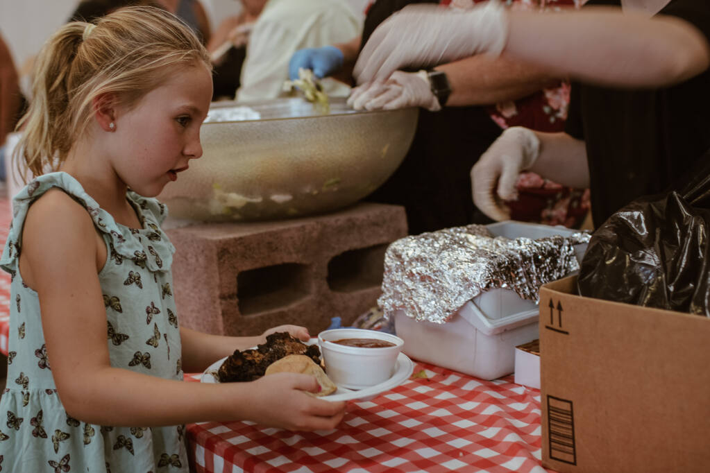 Many Sonomans showed up to enjoy the Annual Chicken BBQ to benefit the Schell-Vista Volunteer Firefighters Association on Sunday, July 16, 2023. (Aimee Chavez/Aimee’s Gallery)