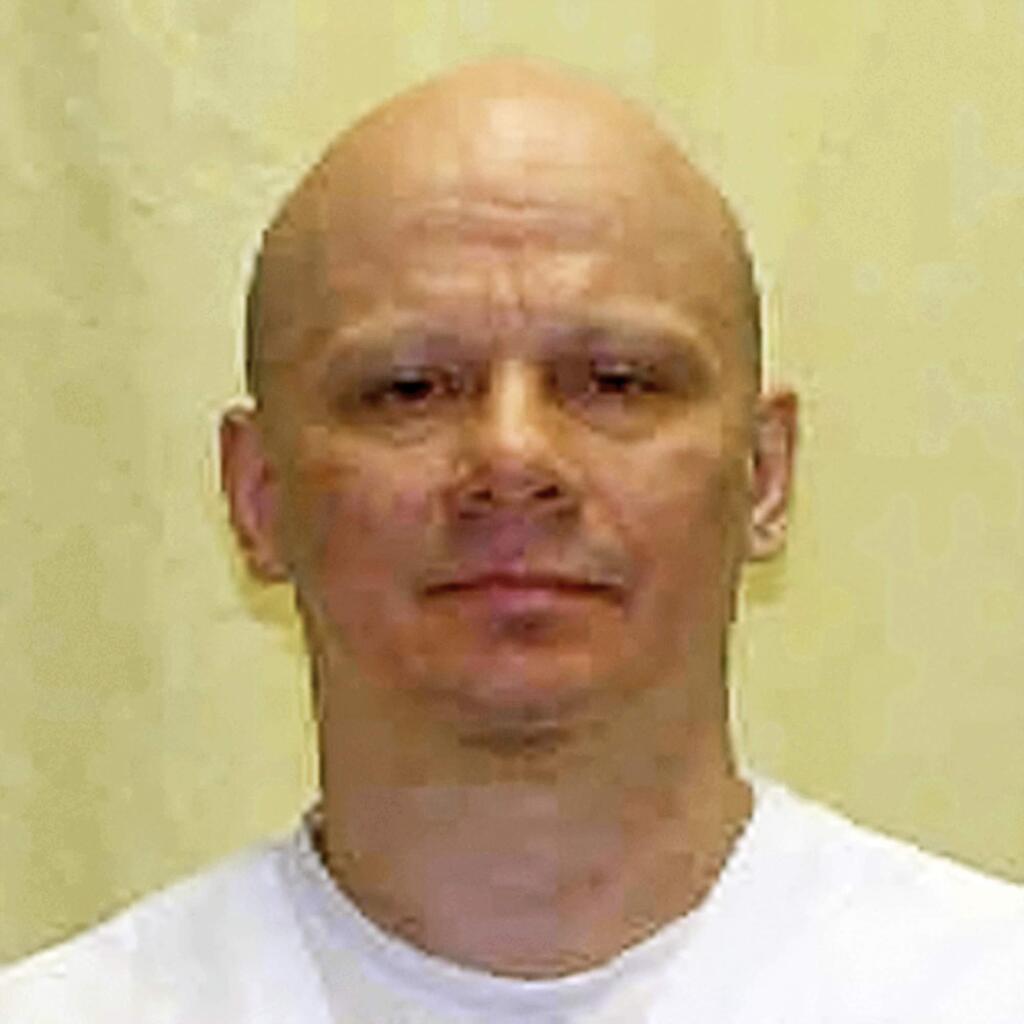 FILE – This undated file photo provided by the Ohio Department of Rehabilitation and Correction shows death row inmate Robert Van Hook, convicted of fatally strangling and stabbing David Self in 1985 after meeting him in a Cincinnati bar. Van Hook's execution is scheduled Wednesday, July 18, 2018, and the Ohio Department of Rehabilitation and Correction planned to transport Van Hook on Tuesday, July 17, from death row in Chillicothe to the state death house at the Southern Ohio Correctional Facility in Lucasville. (Ohio Department of Rehabilitation and Correction via AP, File)