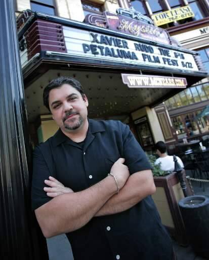 Mike Traina organizes the Petaluma Film Festival. (Photo byTerry Hankins/ For The Argus-Courier)