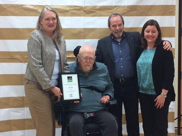Stan Gow received the Community Service Award from the City of Santa Rosa in 2016. (Courtesy Photo).