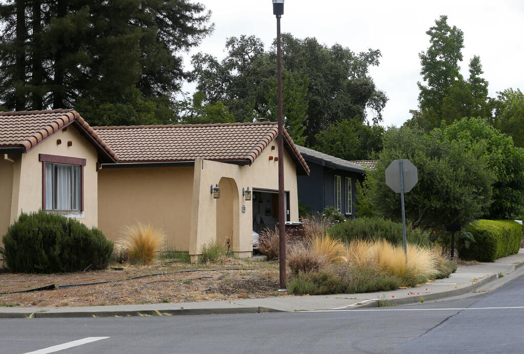A man was found shot to death on Monday night on Monte Vista Avenue, near Lupine Road, in Healdsburg. Photo taken on Tuesday, July 5, 2022. (Christopher Chung / The Press Democrat)