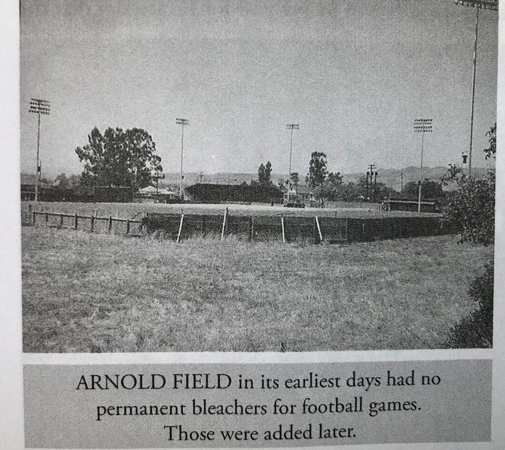An old photo of Arnold Field.