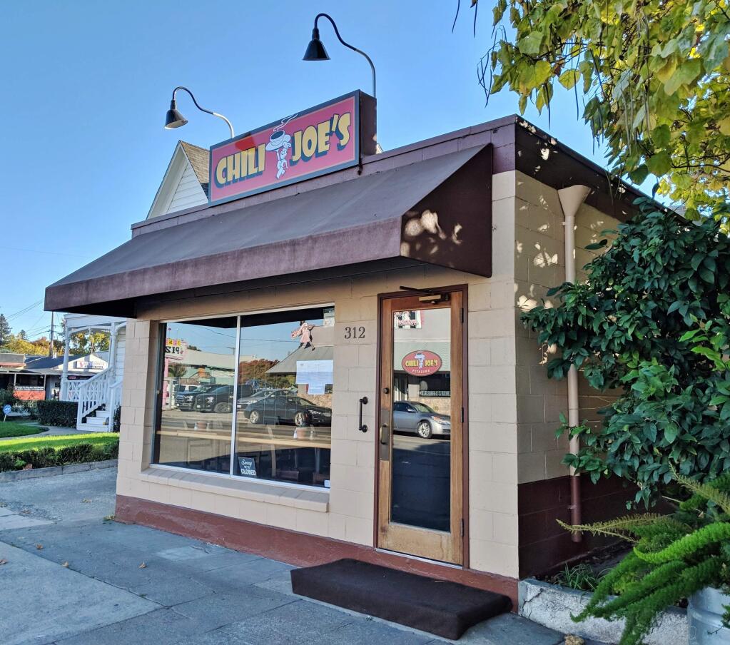 Chili Joe's sits at the old Bistro site on Petaluma Boulevard South. HOUSTON PORTER/FOR THE ARGUS-COURIER