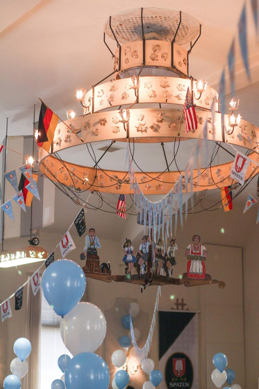 Hermann Sons Hall is decked out for Oktoberfest on Sunday, October 11, 2015. (ASHLEY COLLINGWOOD/FOR THE ARGUS-COURIER)