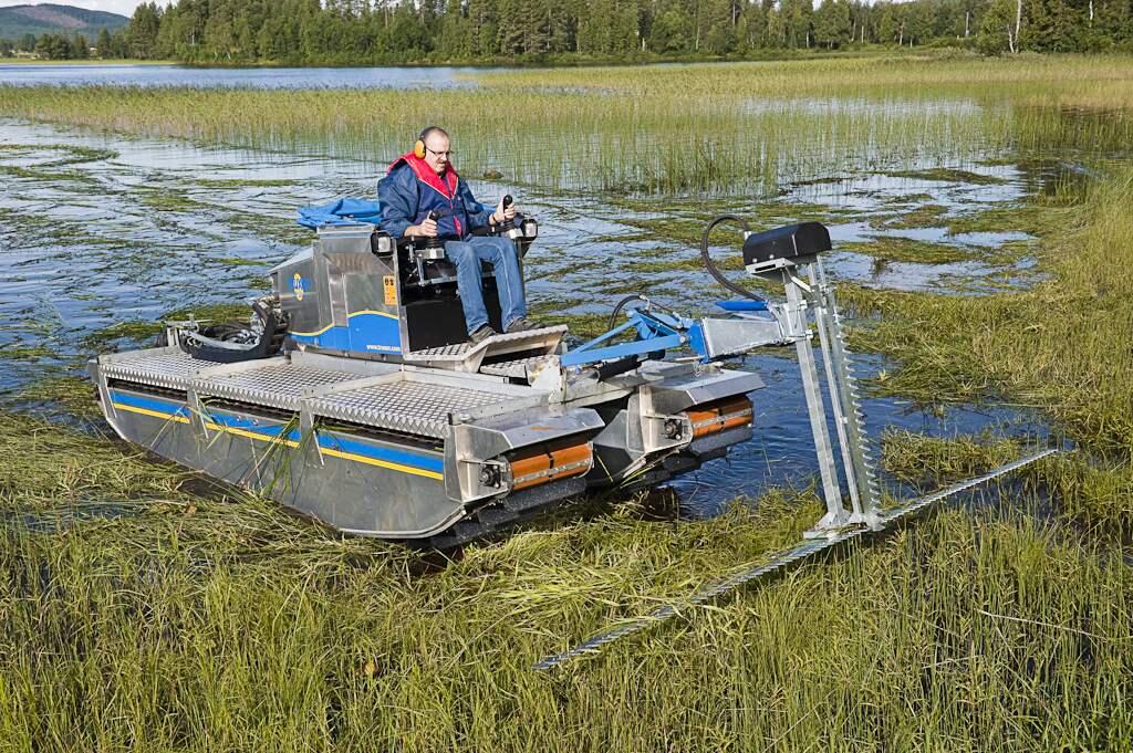 The city of Petaluma is spending $115,000 on an underwater weed harvester, like this one. TRUXOR
