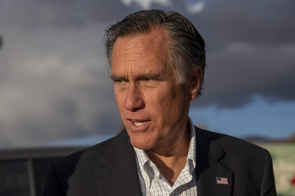 Sen.-elect Mitt Romney, R-Utah. (Bloomberg photo by Kim Raff)
