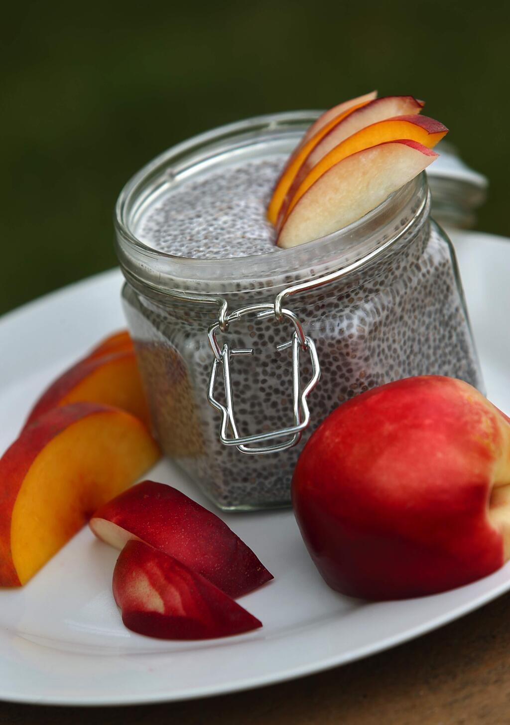 Chia seed pudding by Local Dish chef/owner Eli Anderson.(Christopher Chung/ The Press Democrat)