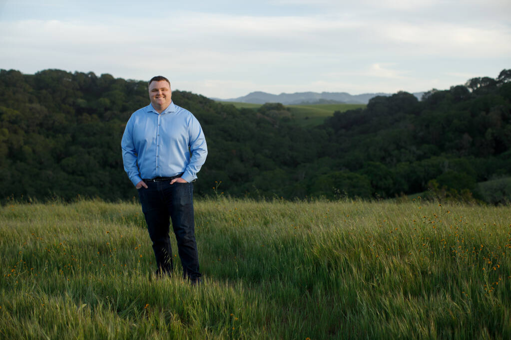 Petaluman Blake Hooper is running for the Board of Sonoma County Supervisors 2nd District seat. (COURTESY OF PAIGE GREEN)