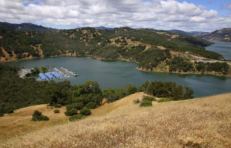 New boat slips at the marina in Lake Sonoma on Friday, May 20, 2016. The lake is over 95% full, giving customers of the Sonoma County Water Agency relief from the water use restrictions the drought brought on. (Press Democrat file photo)