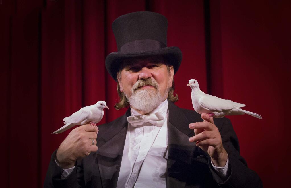 Roger Rhoten's new magical medicine show will feature all new illusions. (Photo by Robbi Pengelly/Index-Tribune)