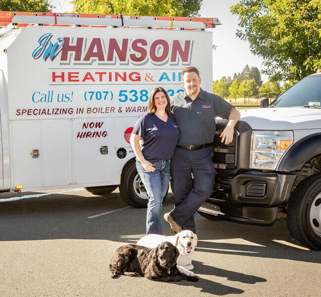 James and Kimberly Hanson started JW Hanson Heating & Air in 2005 and plan a sizable expansion in 2023 with the purchase of a 26,000-square-foot building in Santa Rosa. (courtesy of JW Heating & Air)