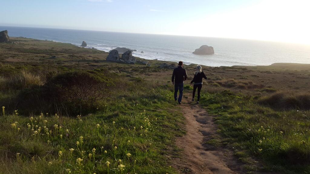 photos by linda castrone / the press democratThe Kortum Trail winds along the Sonoma County coast and offers panoramic ocean views that stretch all the way from Goat Rock to Point Reyes.