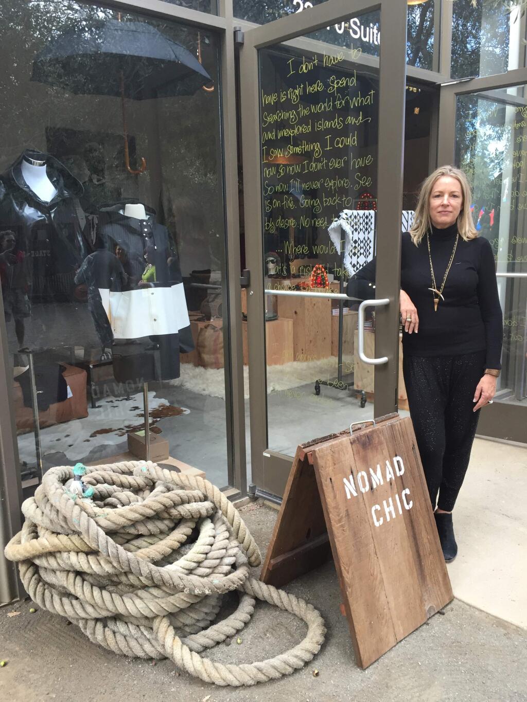 Linda Hamilton's Nomad Chic store opened at Cornerstone last week.