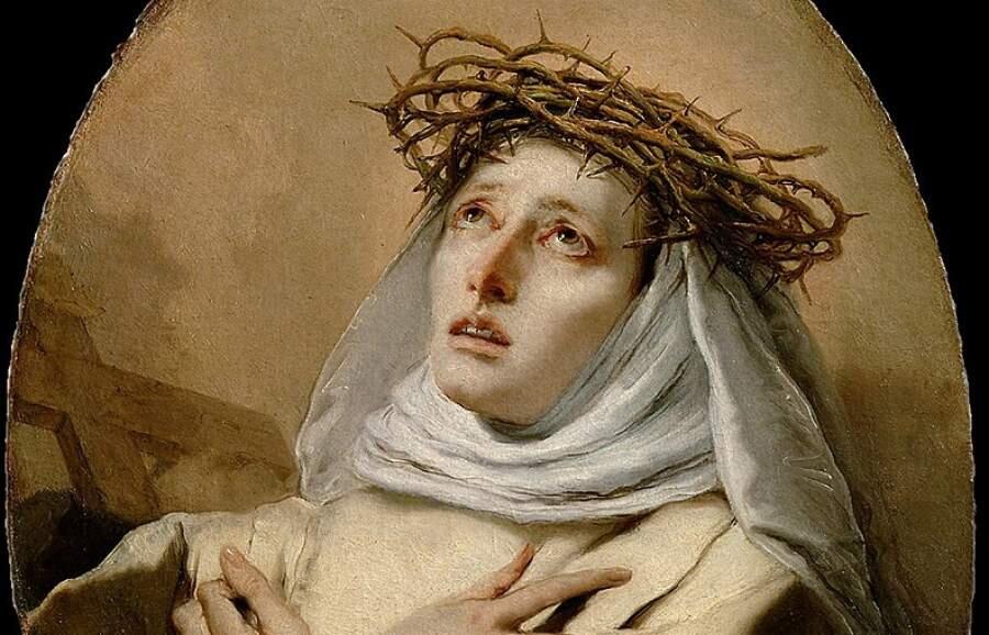 Saint Catherine of Siena was a scholastic philosopher and theologian who had a great influence on the Catholic Church. She was declared a saint in 1461. (WIKIPEDIA COMMONS)