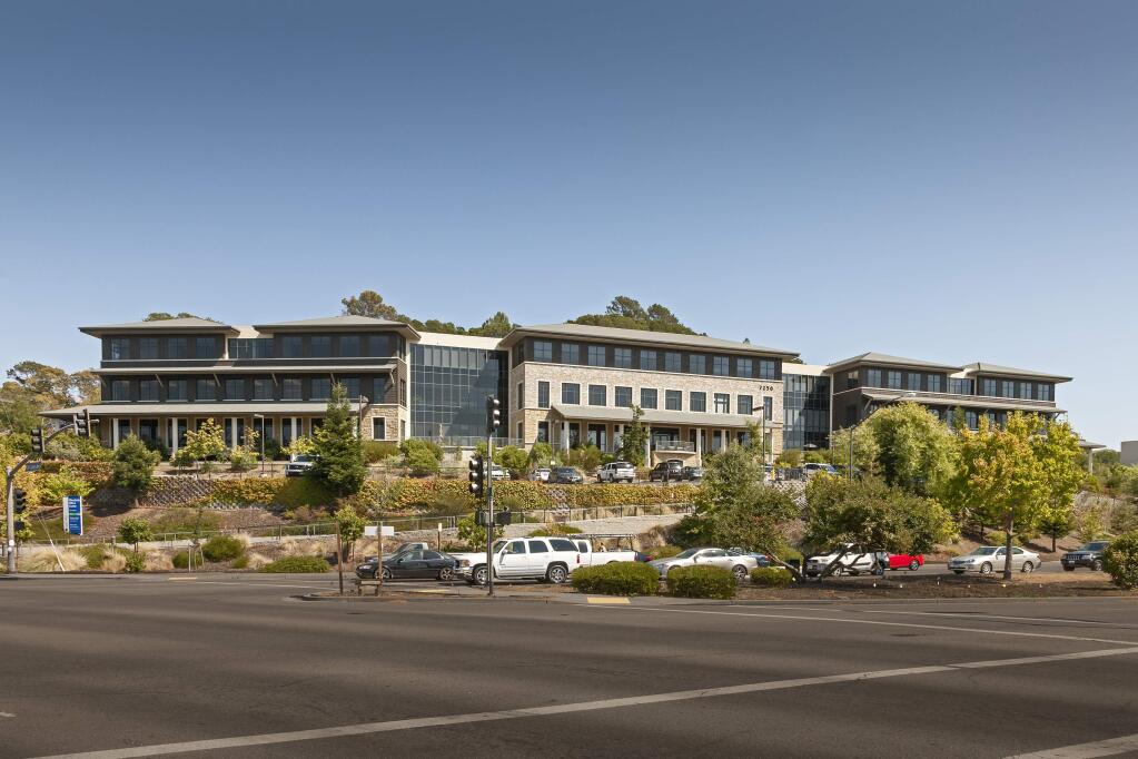 Basin Street Properties built Woodside Office Center in 2003 and sold it in 2005 as part of a $263 million portfolio sale. Ellis Partners led the purchase of the 89,000-square-foot Novato building in early July 2015 for nearly $20 million. (courtesy of JLL)
