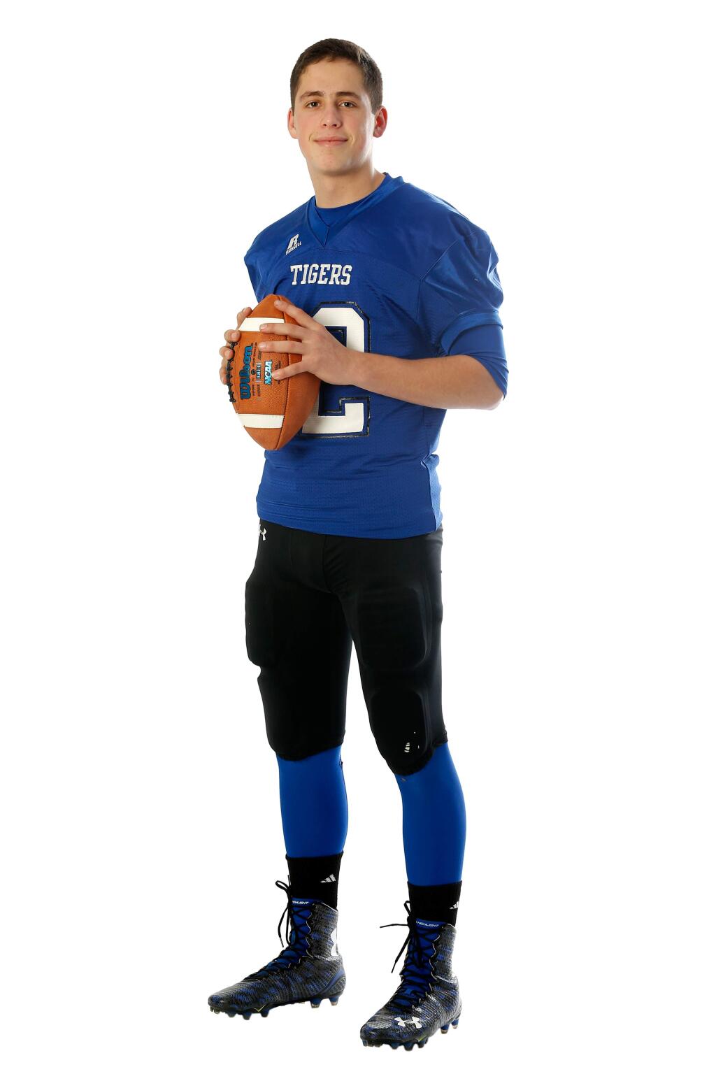 Analy High School quarterback Jack Newman, All-Empire large schools football player of the year. (Alvin Jornada / The Press Democrat)