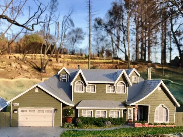 A model of the Santa Rosa home Steve Baker and Melania Kang lost in the Tubbs fire. (Courtesy photo)