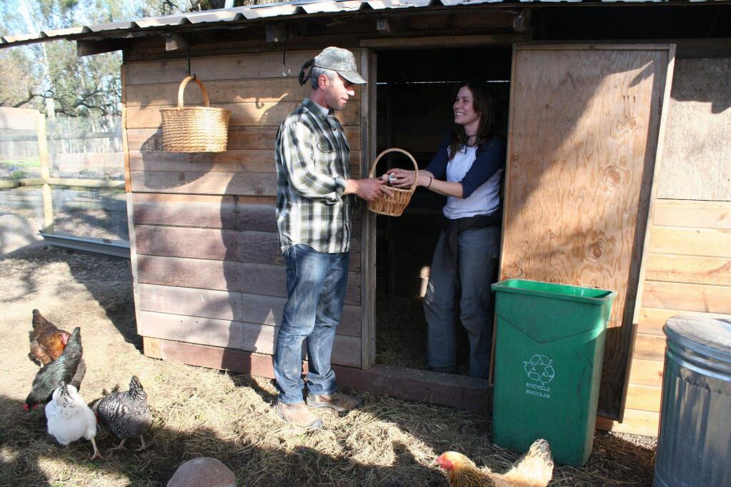 Lori and Chris Melançon started Lola Farms in Sonoma in 2015. (Cynthia Sweeney/North Bay Business Journal) Feb. 2, 2018