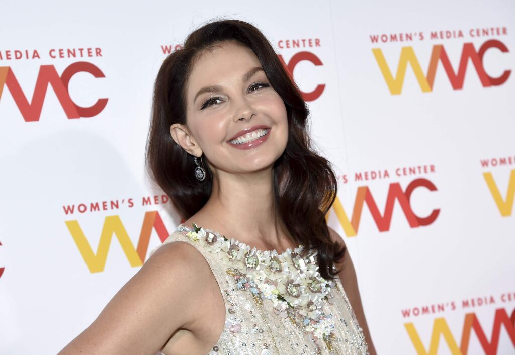 FILE - In this Oct. 26, 2017 file photo, actress Ashley Judd attends The Women's Media Center 2017 Women's Media Awards at Capitale in New York. Judd is one of several women featured on the cover of Time magazine's Person of the Year. Judd spoke out against Hollywood mogul Harvey Weinstein helping to spawn the #MeToo movement, with millions of people telling stories of sexual misconduct on social media. (Photo by Evan Agostini/Invision/AP, File)
