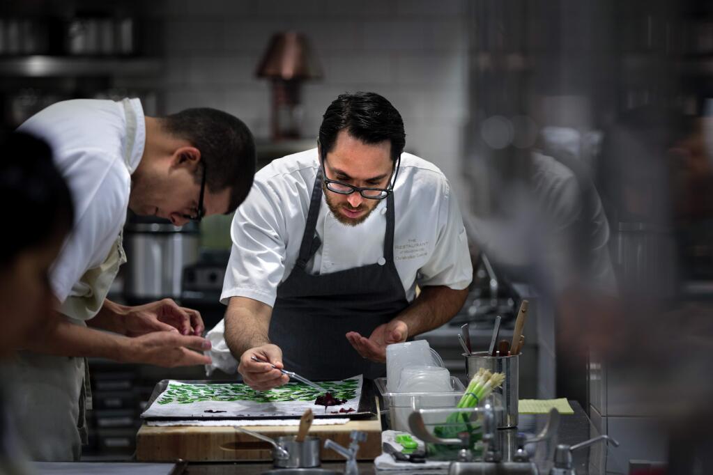 Christopher Kostow chef at The Restaurant at Meadowood is nominated for The Outstanding Chef category 2018.