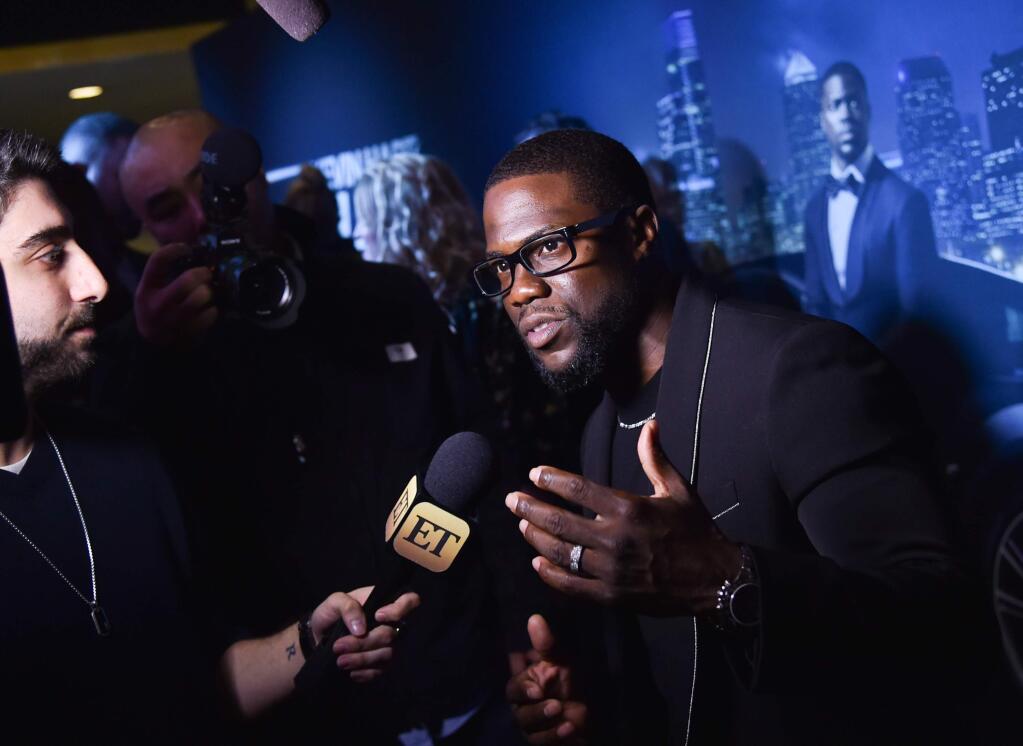 Actor and comedian Kevin Hart attends a special screening of, 'Kevin Hart: What Now?', at the AMC Loews Lincoln Square on Wednesday, Oct. 12, 2016, in New York. (Photo by Evan Agostini/Invision/AP)