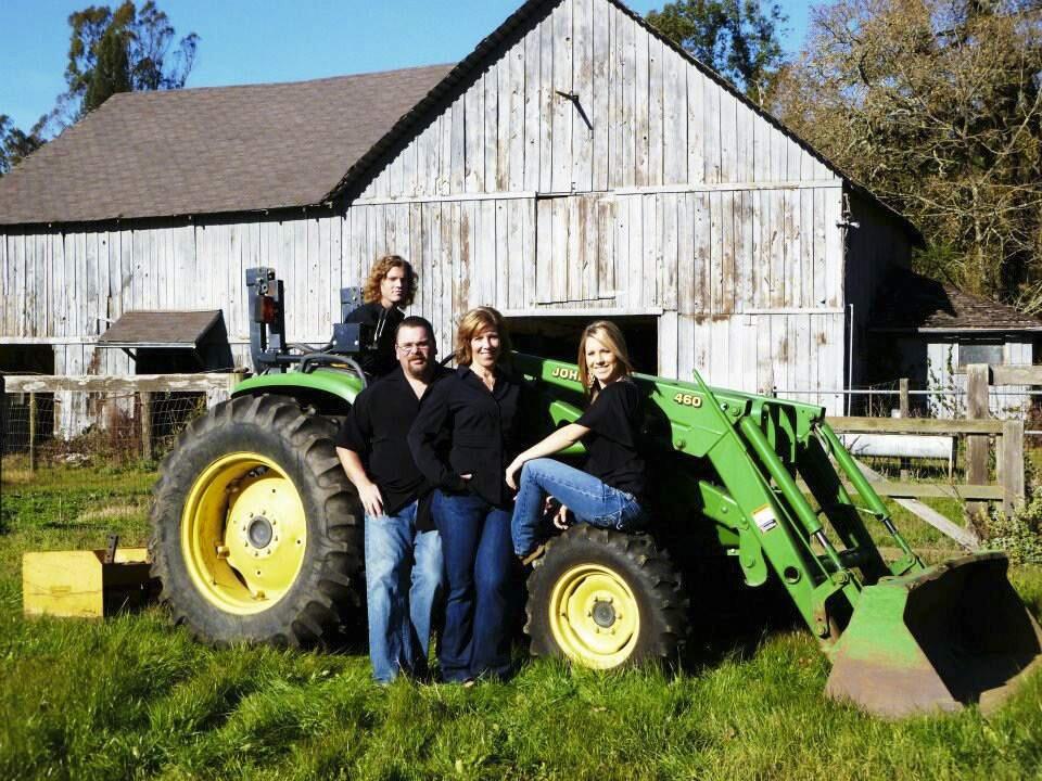 Petaluma, CA, USA. Tuesday, October 17, 2017._ Photo of owners of Lala's Creamery on their property in Sonoma. Courtesy of Scott and Jessica Andrews.