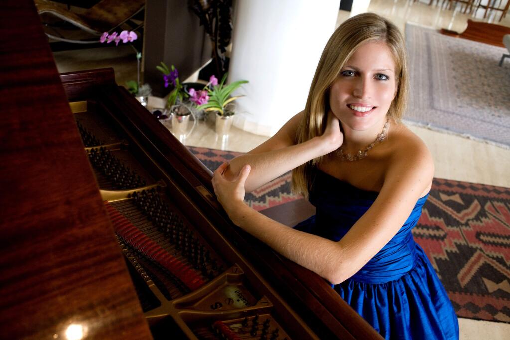 Pianist Gabriela Martinez was born in Caracas, Venezuela, into a family boasting five generations of female pianists who trace their roots back to Spain. Learning to play piano was as natural to her as learning to tie her shoes. (MONICA TREJO)