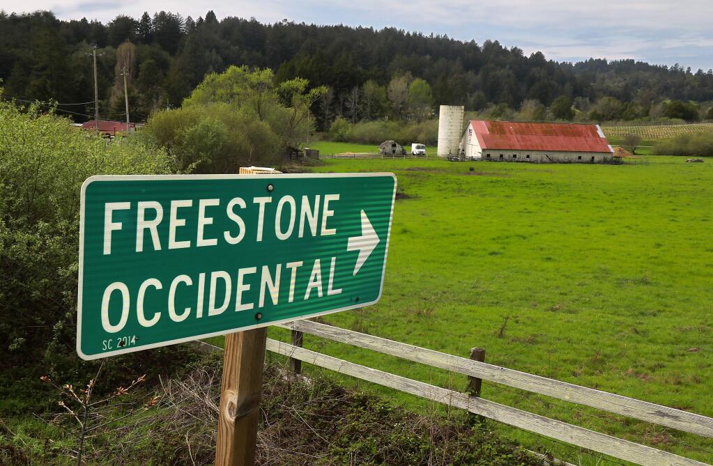 John Webley, founder of Trevi Systems water desalination technology and owner of the McDonald Mansion in Santa Rosa, has applied for permission to convert a historic barn in Freestone into a wine and beer tasting venue. (John Burgess/The Press Democrat)