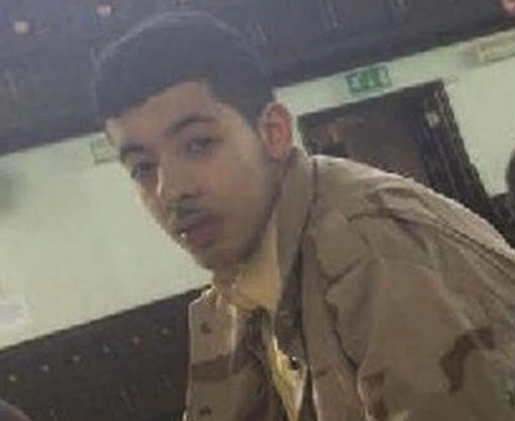 Undated handout photo from an unnamed source made available on Wednesday May 24, 2017 of Salman Abedi. ??British authorities identified Salman Abedi as the bomber who was responsible for Monday's explosion in Manchester which killed more than 20 people. (AP)