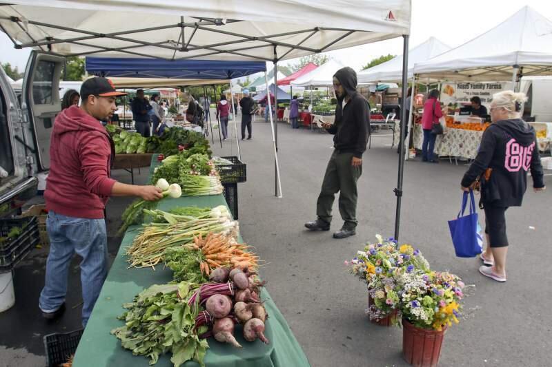 The Springs farmers market is run by the same group that operates the Petaluma farmers market and several others in the North Bay.