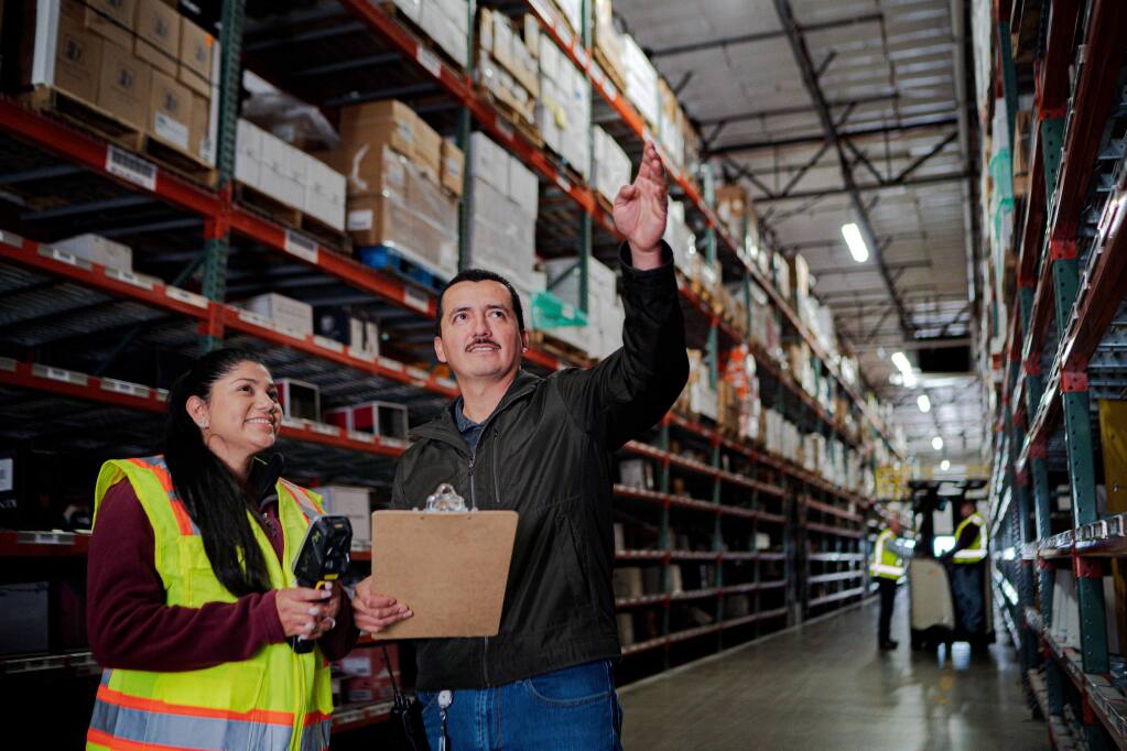 Wineshipping's 300,000-square-foot Napa warehouse, one of eight the company operated nationwide as of March 2020. (courtesy photo)