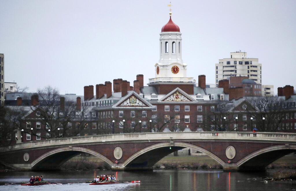 A lawsuit accuses Harvard University of discriminating against Asian-Americans seeking admission to the prestigious Ivy League school. (CHARLES KRUPA / Associated Press)