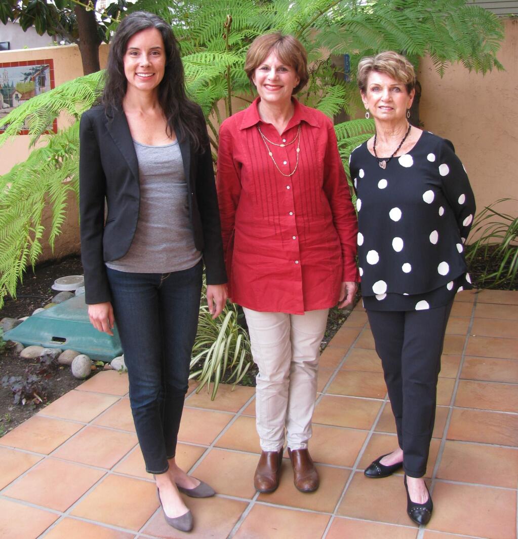 Mayor Rachel Hundley and Barbara Nobles of the Sonoma Valley Womenís Club and Deborah Orton of the Sonoma Valley Soroptimist Club, will model the fashions.