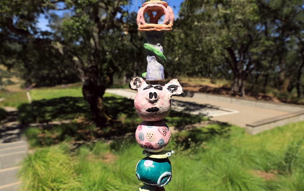 Artwork at a multi-million dollar home and property for sale in Bennett Valley, Thursday, June 6, 2019. (Kent Porter / The Press Democrat) 2019
