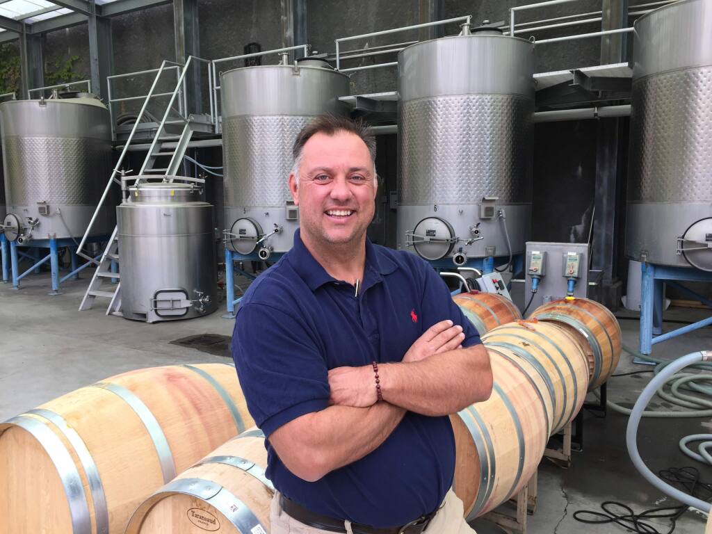 Tony Biagi, the winemaker behind Amici Cellars' 2014 Napa Valley Sauvignon Blanc.