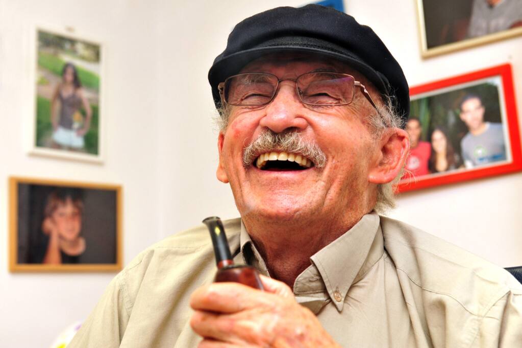 A man smokes medical cannabis on July 17, 2011 in Rehevot. An educational forum will be held at Vintage House on Oct. 15 about cannabinoid therapy. (Shutterstock)