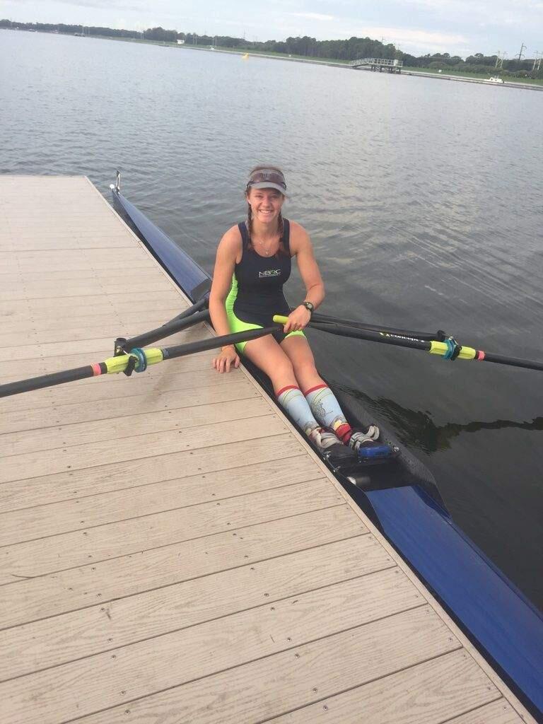 KATHY NIEBERDING PHOTONorth Bay Rowing Club's Shannon Gallup finished 11th in the nation in the USRowing National Youth Invitational in Sarasota, Florida.