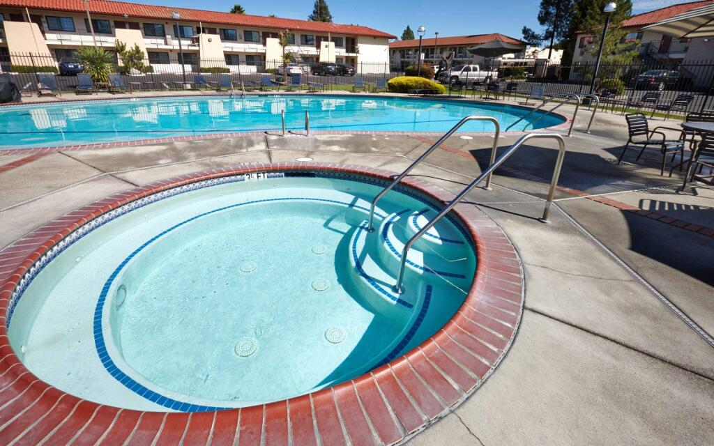 The Sandman Hotel in Santa Rosa has undergone a $3.5 million six-month renovation of its property, including upgrading its pool area. (COURTESY OF SANDMAN HOTEL)