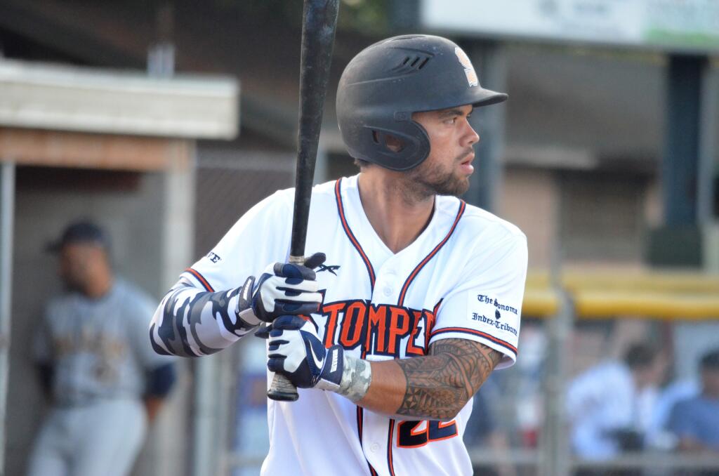 MIKE HURLEY, 2015 Rookie of the Year and Defensive Player of the Year in the Pacific Association, as been resigned by the Sonoma Stompers for the 2016 season. (Submitted photo)