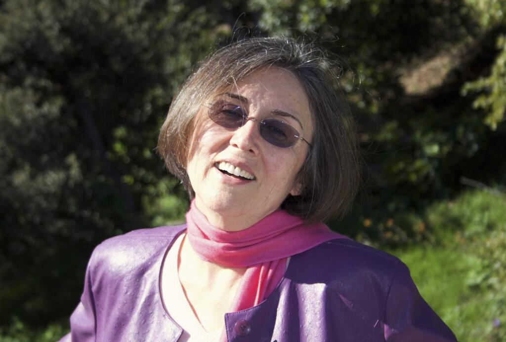 This Jan. 15, 2006 photo provided by George Lewis shows former NBC news reporter and Latina journalism pioneer Cecilia Alvear, who was a founding member of the National Association of Hispanic Journalists, at home in Santa Monica, Calif. Alvear died on Friday, April 21, 2017. She was 77. (George Lewis via AP)