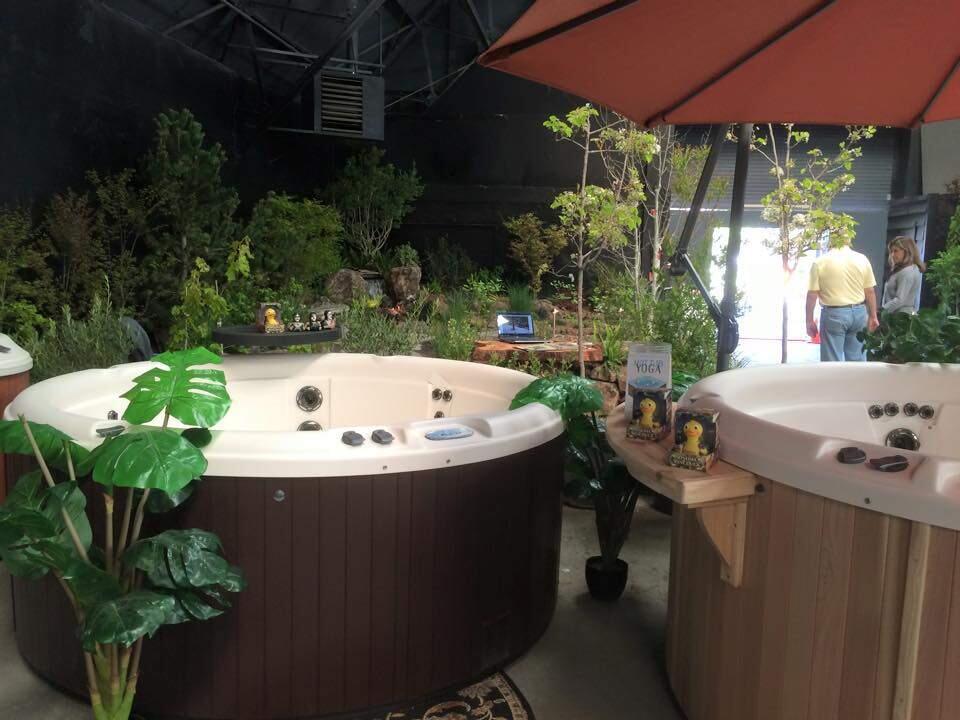 A hot tub on display at the 2015 Sonoma County Home and Garden Show. (Courtesy Sonoma County Home and Garden Show)