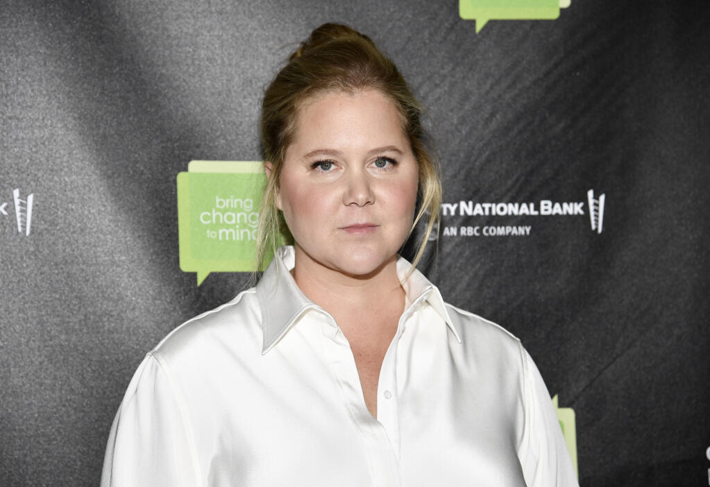 Amy Schumer attends the Bring Change to Mind benefit "Revels and Revelations 11" in support of teen mental health at City Winery on Monday, Oct. 9, 2023, in New York. (Photo by Evan Agostini/Invision/AP)