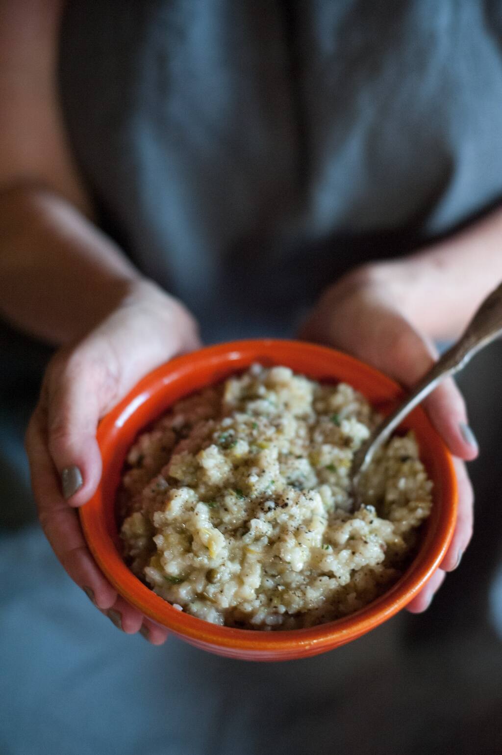 Risotto, from “The Good Cook’s Book of Salt & Pepper” (Liza Gershman)