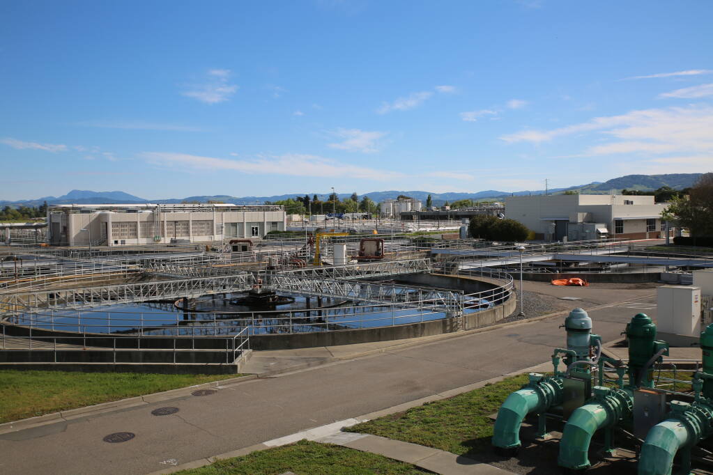 The regional water treatment plant is located on Llano Road in Santa Rosa. Photo courtesy of the city of Santa Rosa’s Water Reuse department