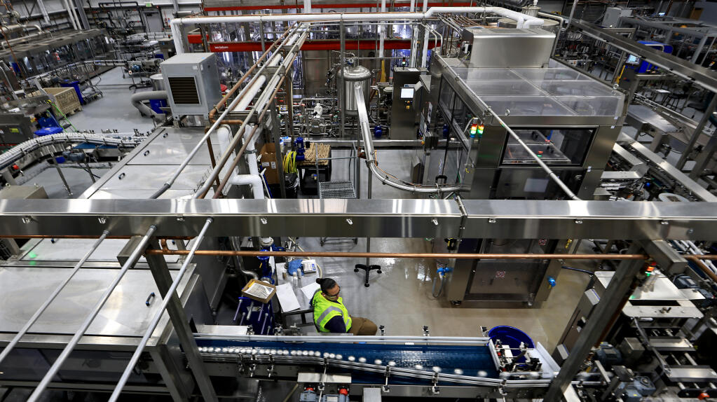 Rack & Riddle’s new bottling facility in Geyserville, Tuesday, July 18, 2023. (Kent Porter / The Press Democrat)