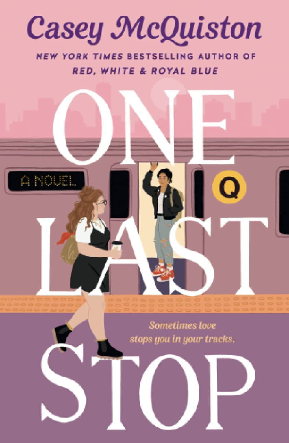 “One More Stop,” by Casey McQuiston, is the No. 3 bestselling book in Petaluma this week. (GRIFFIN BOOKS)